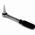 thumbnail image 3 of Carbon Steel Ratchet Wrench with Pagoda Head - 10-21mm Adjustable Tool for Radiator Valve Disassembly, Water Pump Maintenance & Installation - Durable, Compact Design for Professional Repair Tasks, 3 of 5