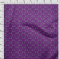 thumbnail image 3 of oneOone Cotton Flex Fabric Lotus Block Printed Fabric 1 Yard 40 Inch Wide, 3 of 4