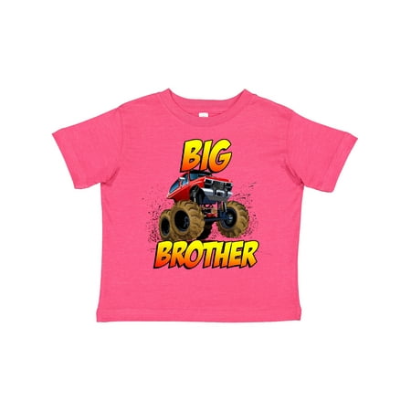 

Inktastic Big Brother Monster Truck Boys Toddler T-Shirt