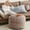 26"D x 26"W x 18"H, variant on Pouf Ottoman Foot Rest 20"x15" Footstools and Ottomans Small with Filling Cream Small Beige Ottoman Foot Rest Ivory Poofy Ottom Stool Soft Poofs/Ottomans Furniture Living Room Ottom Footstool