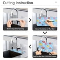 thumbnail image 5 of Yayeee Faucet Mat for Kitchen Sink 14.7" Diatomite Long Splash Guard Pad, Summer Pool Pattern, 5 of 7