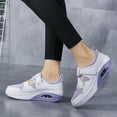 thumbnail image 2 of kamemir Womens Fashion Sneakers Women Atheltic Sport Running Shoes Lightweight Casual Walking Sneakers(Purple,9), 2 of 6