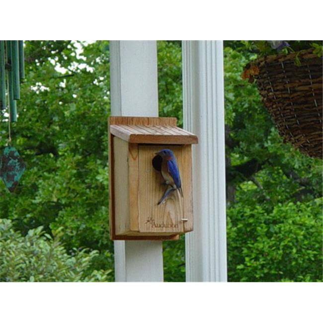 BLUEBIRD CEDAR BIRD HOUSE NEW HANDMADE 5/8 CEDAR with squirrel guard 