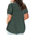 thumbnail image 3 of Eurivicy Women's Plus Size T Shirts Summer Short Sleeve Pullover Tunic Tops, 3 of 4