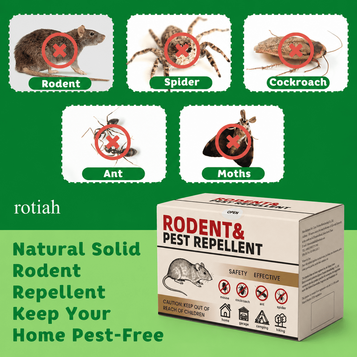 Pest Repellent Pouches,72Balls Peppermint Oil for Mice, Rodent, Mouse, Rats, Spider, Squirrel, Pest Control Indoor & Outdoor, Natural Mouse Deterrent Replace Traps Family & Pet Safe