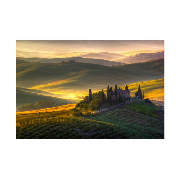 Francesco Riccardo Iacomino 'Of Green And Gold' Canvas Art - 19 x 12 Inches