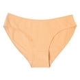 thumbnail image 1 of Breathable Low Rise Briefs, Plush Fabric for Plus Size Comfort, Perfect for Hot Weather, Lounging & Under Low Rise Jeans or Pants. Beige M, 1 of 2