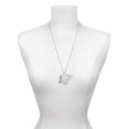 thumbnail image 3 of Delight Jewelry Goldtone Crystal Script ''Love'' Let Things Go Fall Zoey Charm Necklace, 28", 3 of 4