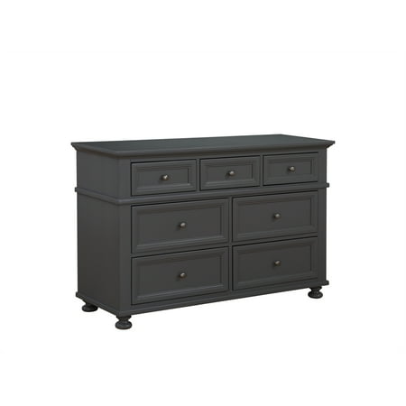 Rosebery Kids 7 Drawer Double Dresser In Pebble Gray Walmart
