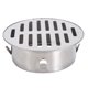 thumbnail image 1 of Desagüe de piso, acero inoxidable, antibloqueo, redondo, para balcón, desagüe de piso extraíble para exteriores, jardín, tubo de escape, techo, balcón, uso (boca plana 110), 1 of 4