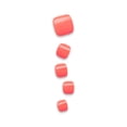 thumbnail image 2 of Impress Press On Toenails, No Glue Needed, Orange, Short Length, Squoval Shape, 27 Ct., 2 of 7