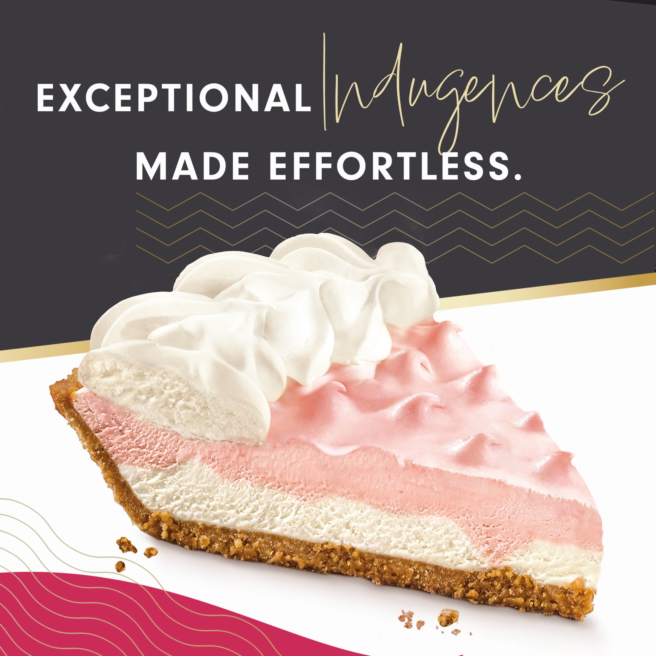 Edwards Premium Desserts Frozen Strawberry Crème Pie, 25.01 oz