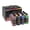 Multicolor, variant on Creative Inspirations Artist Acrylic Paint Set for Canvas - 12 Mixed Vivid Colors, Rich Satin Finish for Painting, Arts and Crafts - 16 Ounce Bottles