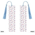 thumbnail image 2 of Kdxio Rose Flower B Print Metal Tassel Bookmarks,Perfect Gift for Art Lovers and Bookworms Metal Bookmarks for Women, 2 of 8