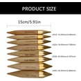 thumbnail image 3 of 1Pair Large Circular Wood Knitting Needle Set with 80cm Cable Interchangeable Circular Knitting Needle for Professional, 3 of 7