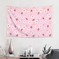 thumbnail image 2 of Xecao Hand Drawn Strawberry Print Tapestry, Wall Hanging Room Funny Decor, Backdrop Room Decor for Bedroom Living Room dormitory, 2 of 8
