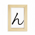thumbnail image 1 of Carácter katakana japonés n Escritorio de madera Arte Pintura 5x7 pulgadas marco de foto foto, 1 of 4