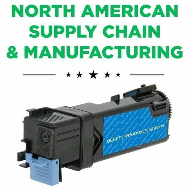 Remanufactured Dell 2150/2155 High Yield Cyan Toner Cartridge