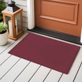 thumbnail image 5 of Red Solid Color Area Rugs Collection 2'x3', Aesthetics Contemporary Luxury Non Slip Indoor Rectangle Throw Runner Rug Floor Mat Carpet for Living Room Dining Table Bedroom Nursery, 5 of 9