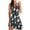 White sundress for women, variant on Dianli Sundresses for Women Beach Fashion Keyhole Plus Size Tunic Tank Mini Dresses Formal Crewneck Sleeveless Striped Print Short Summer Dress Black XXXL