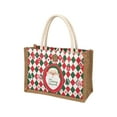 thumbnail image 2 of Pyaiiner Burlap Christmas Gift Bags Large Reusable Christmas Tote Bags, Durable Christmas Bags For New Year Shopping, Christmas Surprise, Christmas Party Supplies, 2 of 5