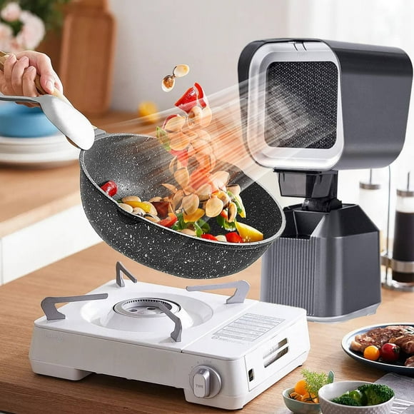 Kitchen cleaning appliances Kitchen Portable Range Hood Exhaust Fan For Kitchen With Adjustable Angle Height Desktop Exhaust Fan Exhaust Fan Noise Portable Kitchen Exhaust Fan