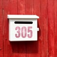 thumbnail image 6 of 5 Inch Vinyl Number Stickers,88 Pieces Self-Adhesive Large Numbers 0-9 and Punctuation Sticker for Mailbox,House Nummber,Inventory Classification and Marks,8 Sheets Glitter Pink, 6 of 7