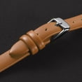 thumbnail image 4 of Correa de Cuero Uxcell, Correa de Reloj de Cuero Lisa y Plana para Hombres y Mujeres, Marrón, Tono Plateado 10mm, 4 of 7