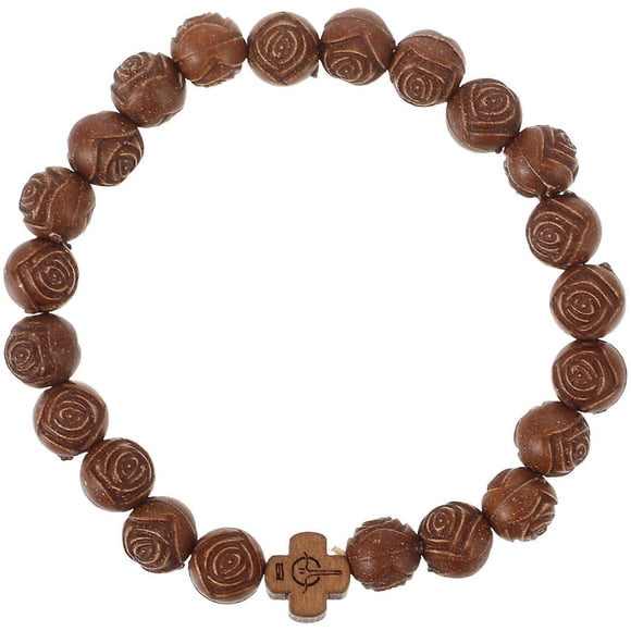 Beaded Bracelet Rosary Bracelet Cross Bracelet Men Bracelet Women Wrist Jewelry