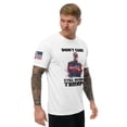 thumbnail image 4 of DON'T CARE STILL VOTING TRUMP Fitted Men T-shirt (White, XS), 4 of 4