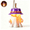 Purple, variant on Ghost-Shaped Camping Lamp Shade with Waterproof Material for Halloween and Outdoor Decor, Easy Tool-Free Assembly for Glamping, Yard Parties, and Indoor Halloween Displays