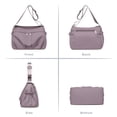 thumbnail image 2 of KXF Multi-layer Nylon Shoulder Bag for Women Large Capacity Crossbody Bag Lightweight Travel Satchel, 2 of 7