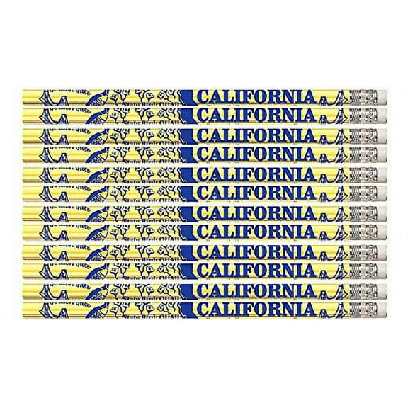 D1503 California - 36 Qty Package - California State Quick Facts Pencils - Express Pencils