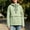 #0107-Green, variant on Womens Anorak Long Sleeve Half Zip Hooded Waterproof Windbreaker with Pockets Lightweight Outdoor Hiking Jacket