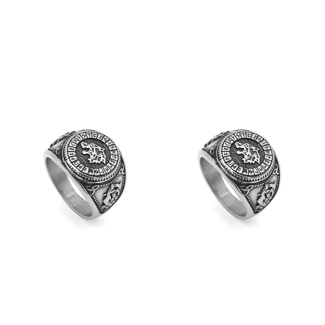 Qarigey Anillo masculino que combina con todo, anillos pequeños y ligeros para niños, accesorios de decoración de joyería para dedos Type6 NO6