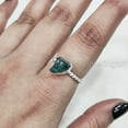 thumbnail image 5 of Natural Blue Apatite Ring, Rough Apatite Ring, Healing Birthstone, Twisted Wire Band, 925 Sterling Silver, Womens Ring, Christmas, Thanksgiving, Handmade, Statement Jewelry, Rough Gemstone Jewelry, 5 of 6