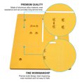 thumbnail image 3 of Aluminum Alloy DIY Mini Table Saw Workbench Surface with Engraving Ruler - T60 Yellow/Silver Optional Panel (245x200x6mm), 3 of 5
