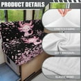 thumbnail image 6 of XYZCANDO Axolotl RV Dinette Cushion Covers Stylish Furniture Covers for Couch and Loveseat Universal RV Accessories for Inside Couch Cover 2 Cushion Sofa Comfortable Slip Covers for Loveseat Black, 6 of 7