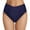 Dark Blue, variant on Swim Shorts for Women Women High Waisted Bikini Bottoms High Cut Swim Bottom Full Coverage Plus Size Swim Shorts,Dark Blue