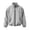 Light Gray, variant on Mock Neck Sweatshirt For Men Oversized Zip Up Long Sleeve Fleece Coat With Pockets Mens Fall Winter Warm Fuzzy Loose Fit Full Zip Stand Collar Jackets