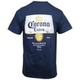 thumbnail image 3 of Corona Extra Label Ocean Colorway Front and Back Print T-Shirt-2XLarge, 3 of 5
