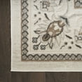 thumbnail image 4 of Nourison Serenity Home Vintage Ivory Mocha 7'10" x 9'10" Area Rug (8x10), 4 of 8