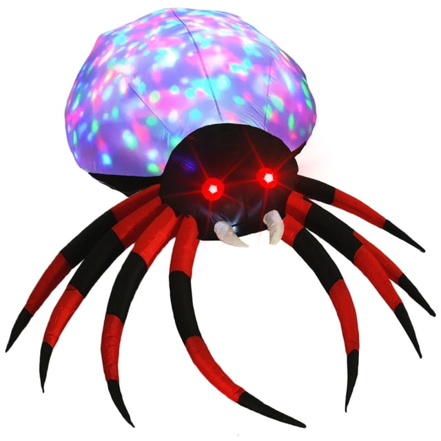 Araña gigante inflable Houzer para Halloween Luz Led 230 Cm