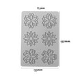 thumbnail image 6 of Callipe Christmas Snowflake Silicone Chocolate Mold for Cake Decorating Fondant Impression Mats Pastry Moulds Multipurpose Baking Tool for Home, 6 of 8
