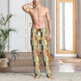 thumbnail image 6 of Colorful Graphic Kittens Men's Pajama Pants Soft Breathable Sleep Lounge Pants With Pockets, Elastic Waist PJS Bottoms For Nightwear & Home 3X-Large, 6 of 6