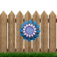 thumbnail image 7 of Metal Decor Decorative Outdoor Ornament for Backyard Yard Garden Blue, 7 of 7