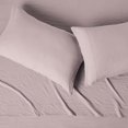 thumbnail image 2 of Brushed Microfiber Sheet Set, Extra Soft with Natural Texture, 4-Piece, Queen, Purple, 2 of 10