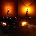 thumbnail image 5 of Alla Lighting Super Bright T20 7440 7443 LED Turn Signal Lights Bulbs, Amber Yellow WY21W 7440NA 7444NA 7443NA High Power 2835 Chipsets SMD Blinker Lamp Replacement for Cars, Trucks, 5 of 9