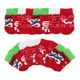 thumbnail image 3 of 4 juegos de calcetines de algodón antideslizantes para mascotas, perros, cachorros, gatos, con estampado navideño, talla S, 3 of 6