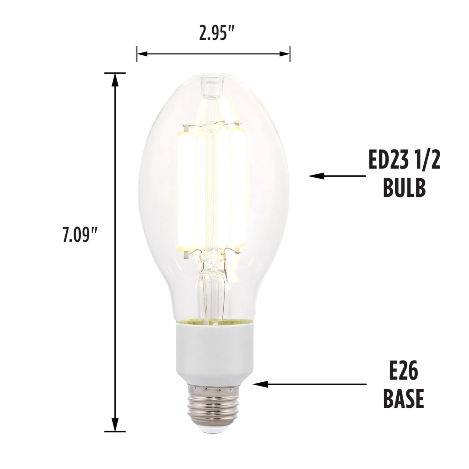 Westinghouse Lighting 5251000 19 Watt (150 Watt Incandescent Equivalent) ED23.5 Daylight High Lumen Filament LED Light Bulb, Medium Base